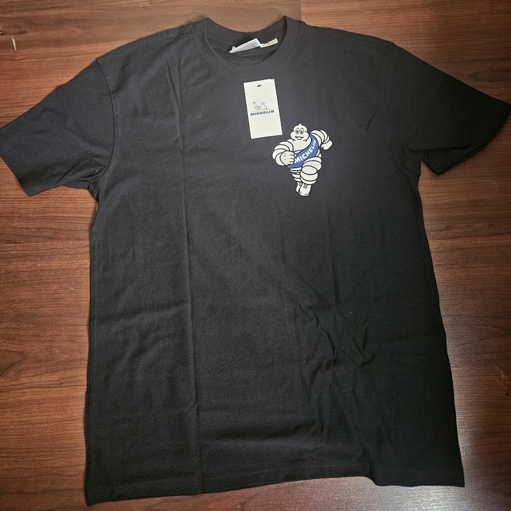 NWT Michelin Men's Black Graphic T-Shirt Size S